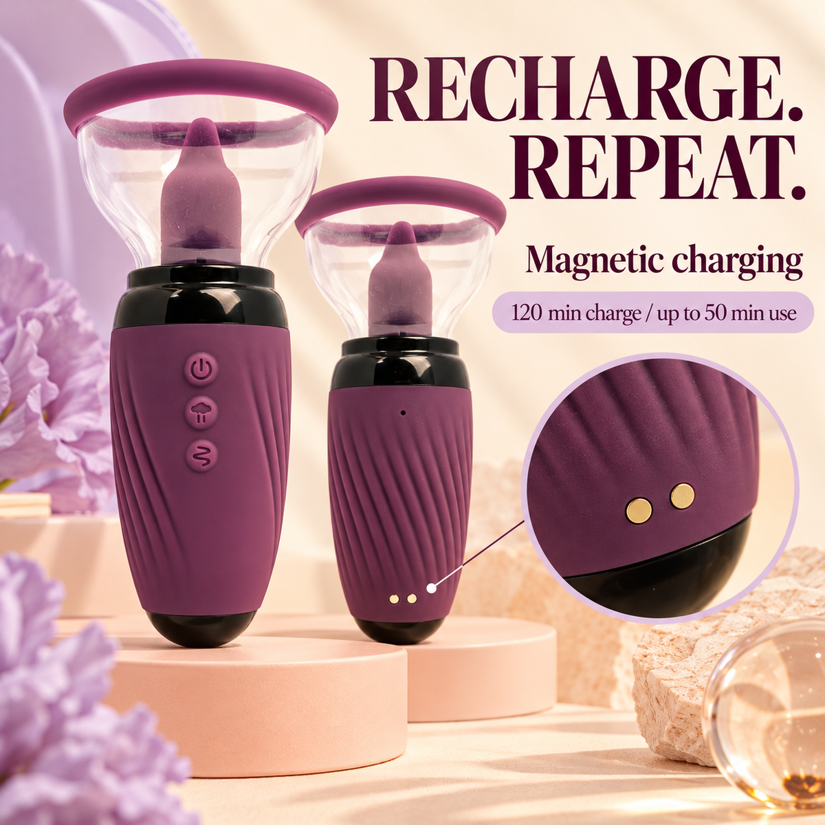 Poppy – Vacuum Suction & Vibration Massager